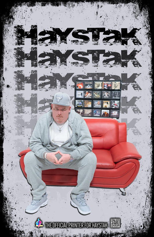 Haystak Autographed 11x17 Poster (gray)