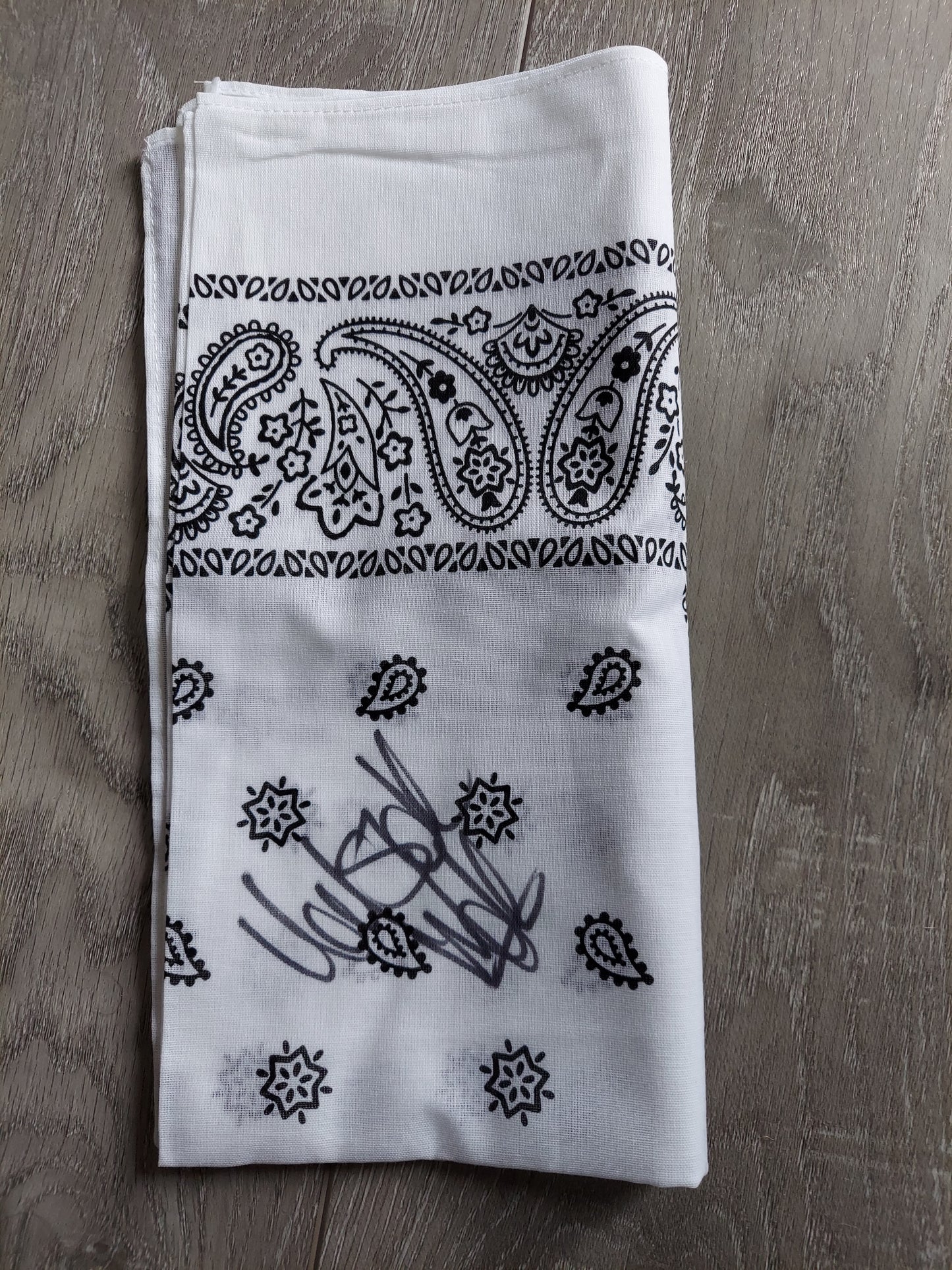 Autographed Haystak Bandana