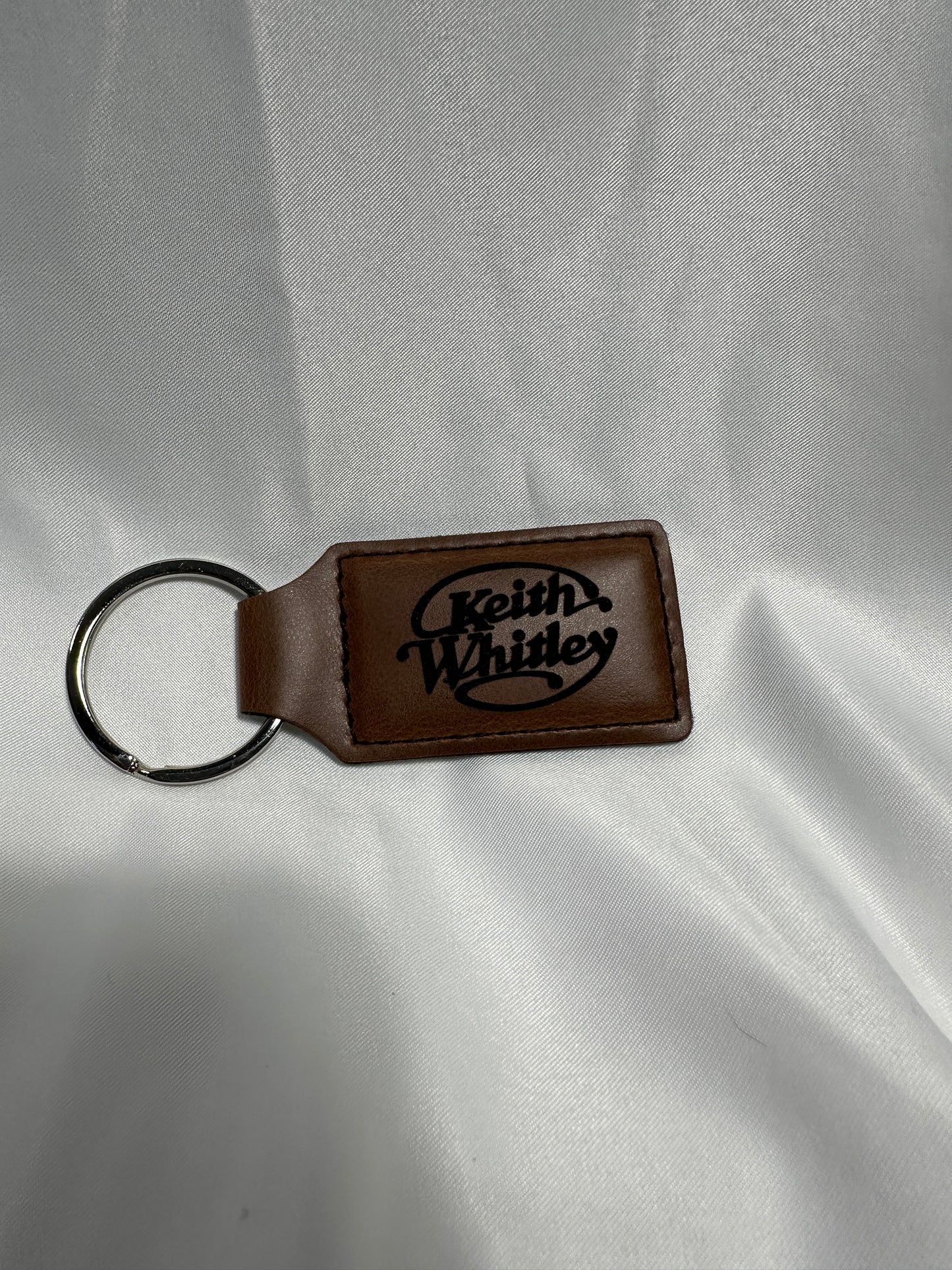 Keith Whitley Leatherette Keychain