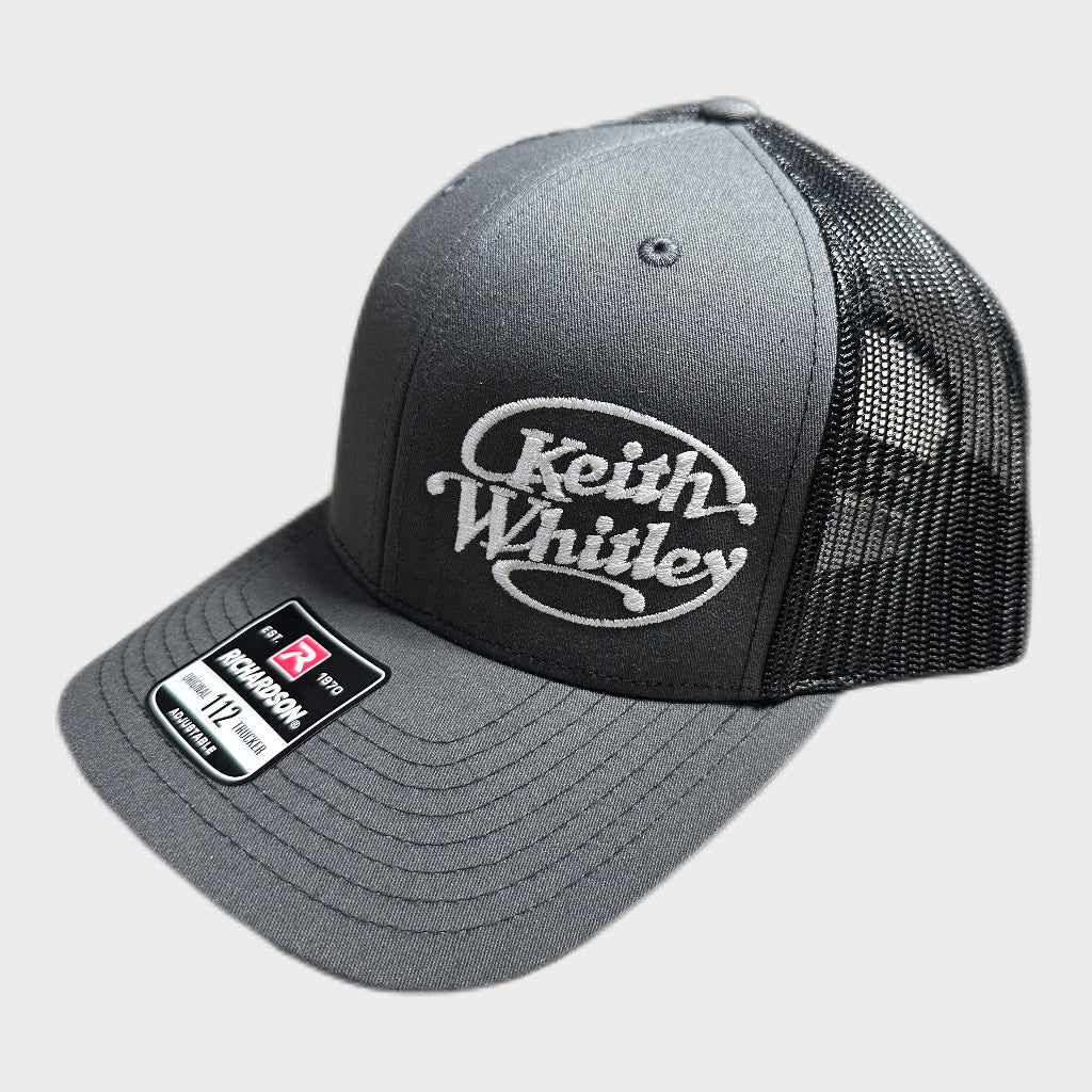 Gray and Black Keith Whitley Hat