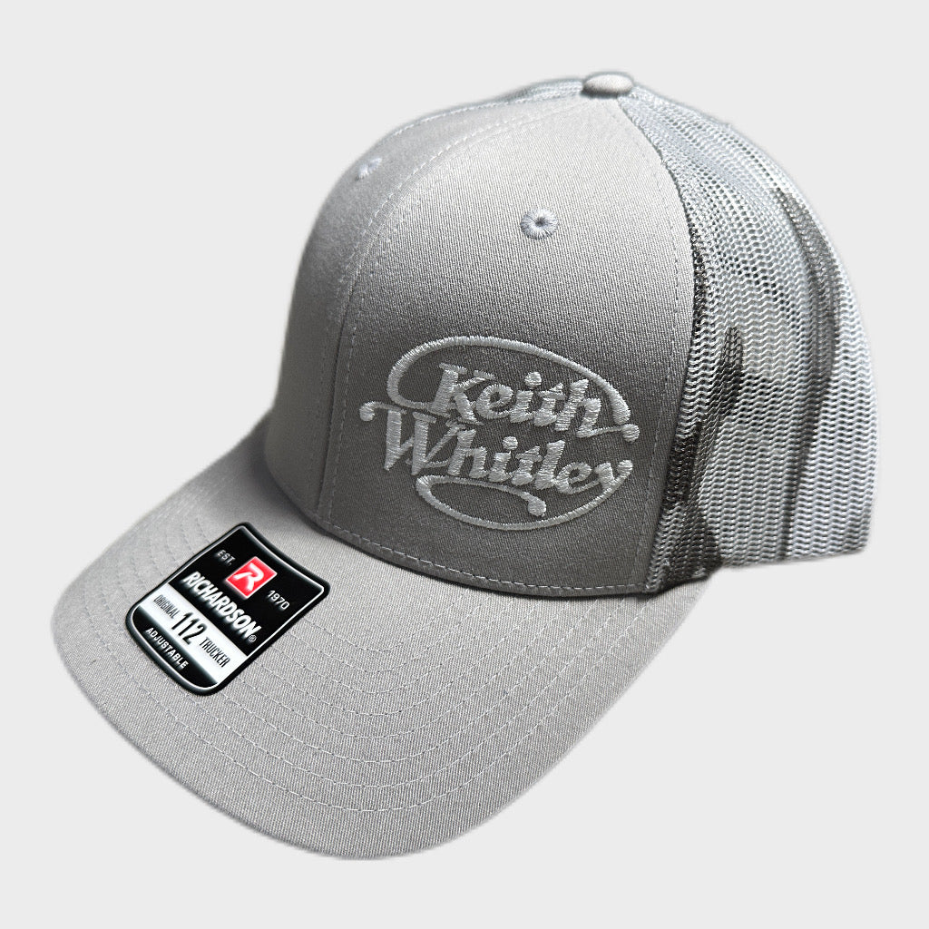 Gray and Gray Camo Keith Whitley Hat