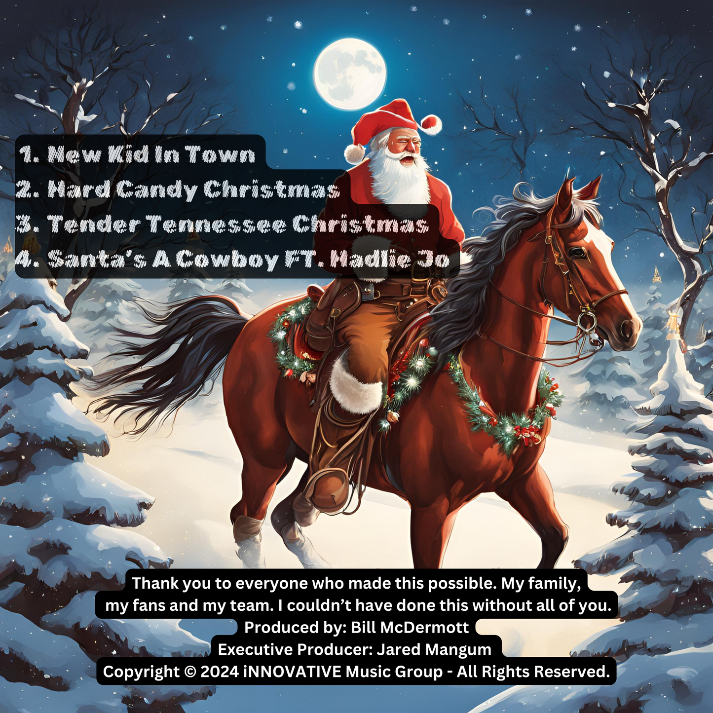 Caden Wilson 2024 Christmas CD (autographed)